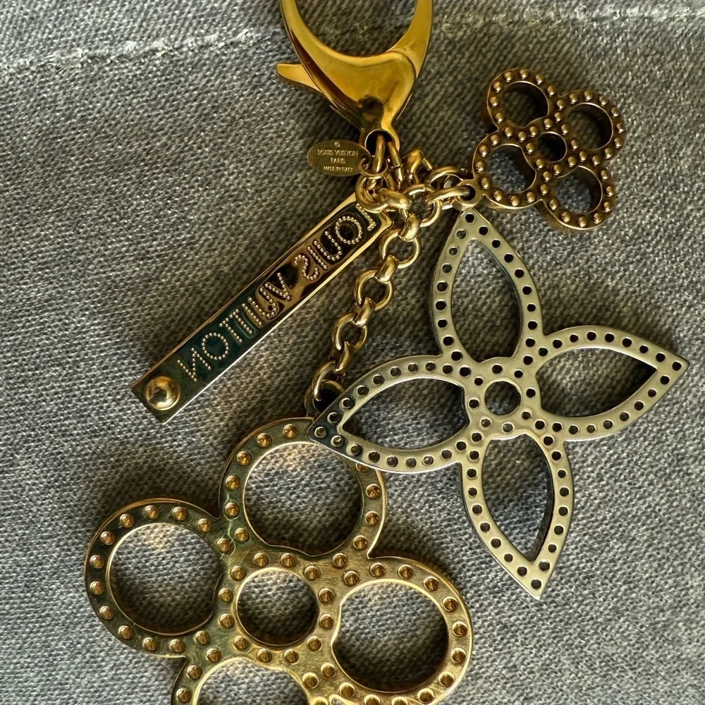 LOUIS VUITTON Cert  Auth Bijoux Sac Tapage Bag Charm Keychain w/ COA, box & bag - Picture 9 of 13